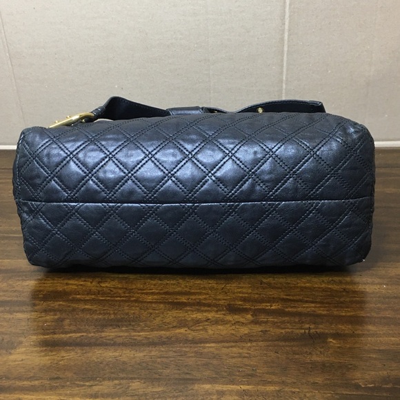 MARC JACOB Quilted Top Handled Belted Lambskin Shoulder Bag - Picture 10 of 17